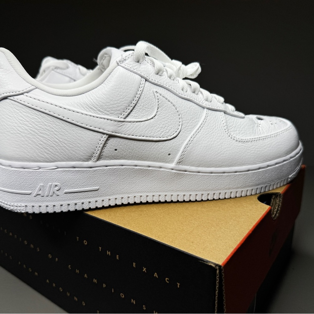 Nike Men's Air Force 1 Low “Jason Voorhees” White Sneakers - Picture 3 of 6